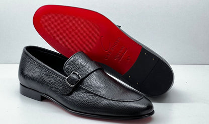 C Collection Deerskin Loafer - Black