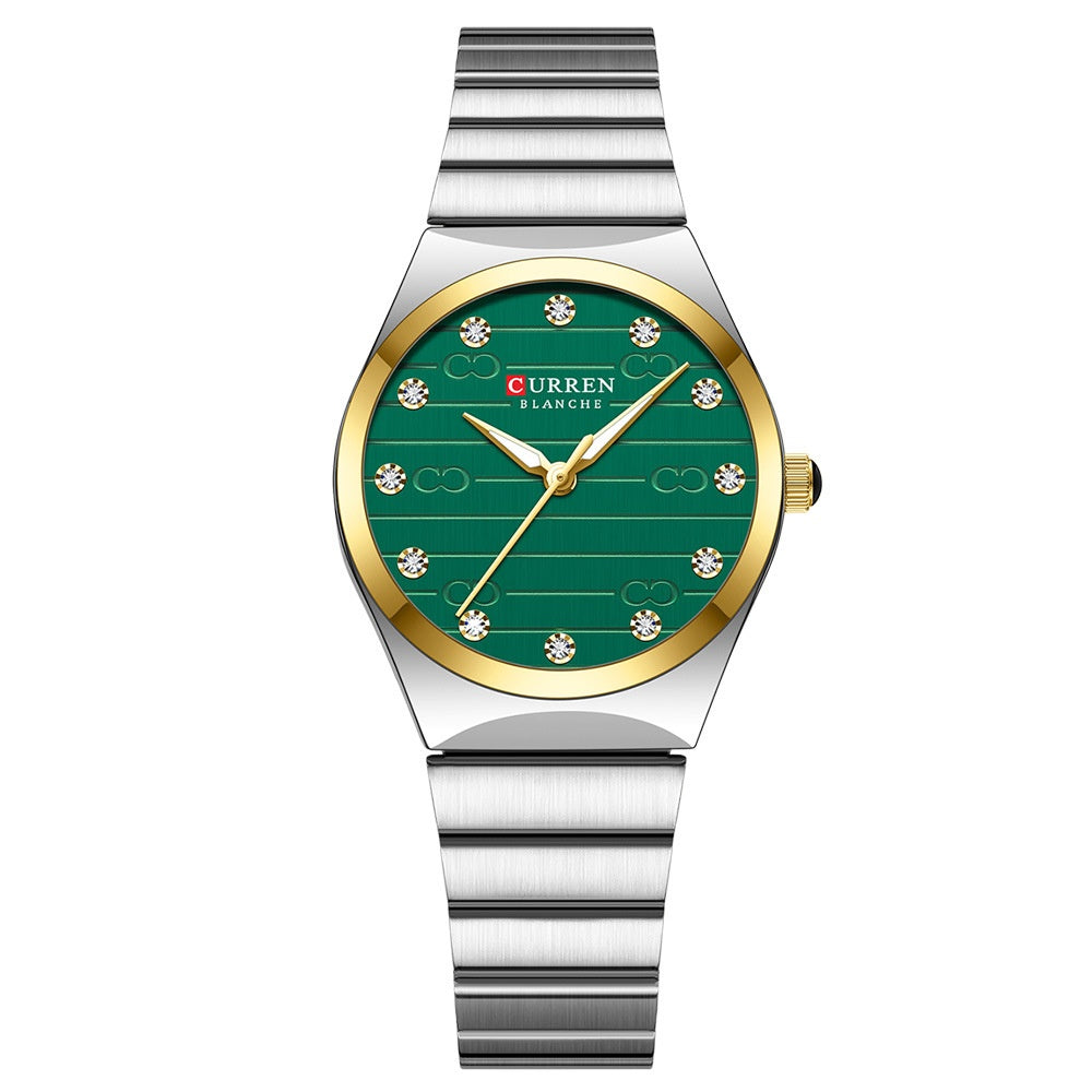 Womens Small Dial Mesh Strap Waterproof Watch