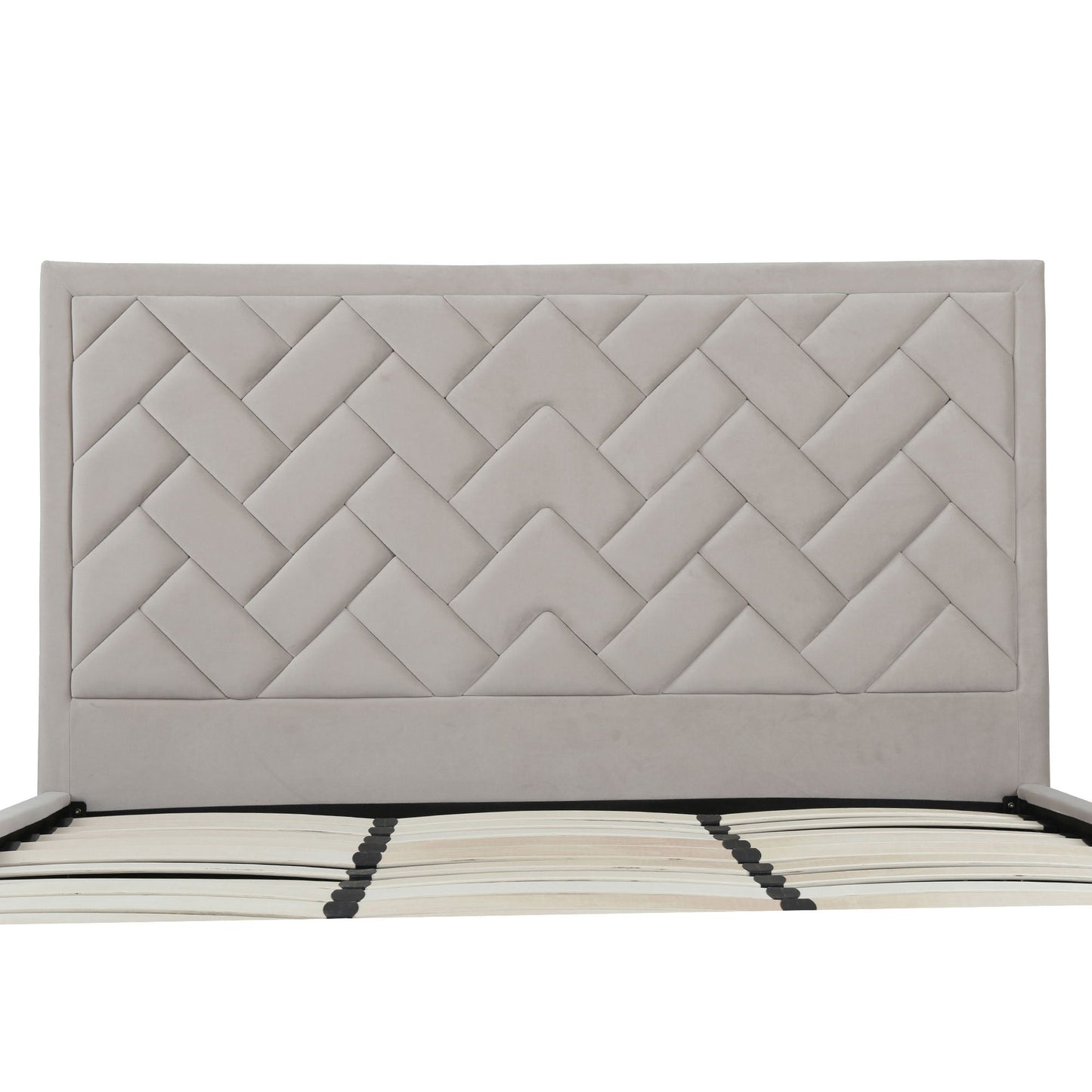 Crosby - Bed With Upholstered Headboard And Slats