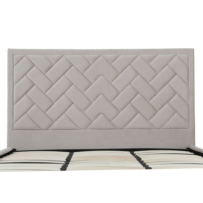 Crosby - Bed With Upholstered Headboard And Slats