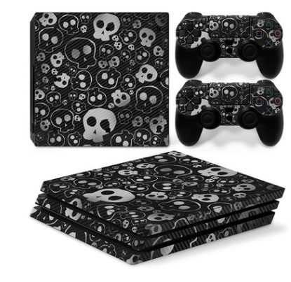 PS4 Pro Anti-Scrape Geometric Pattern Sticker | Durable Protection for Gaming Console