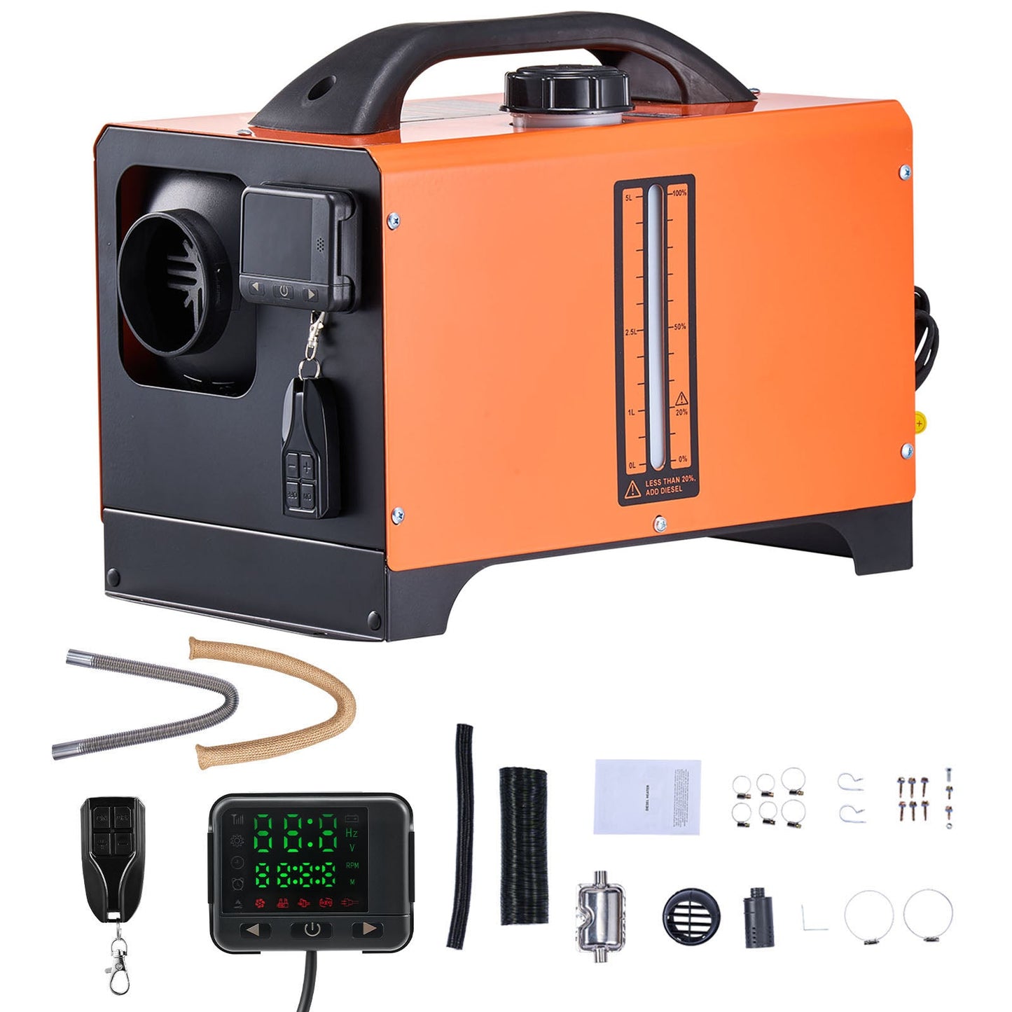 Diesel Air Heater Diesel Parking Heater 8 kW DC 12-24 V Digital Display