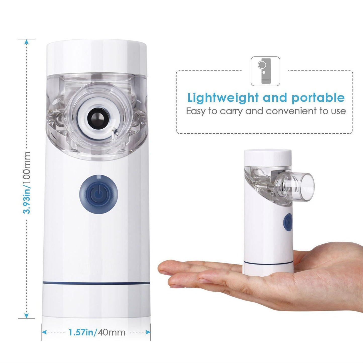 Handheld rechargeable atomizer