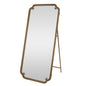 Full Length Mirror With Stand, Floor Standing Dressing For Bedroom - Antique Gold