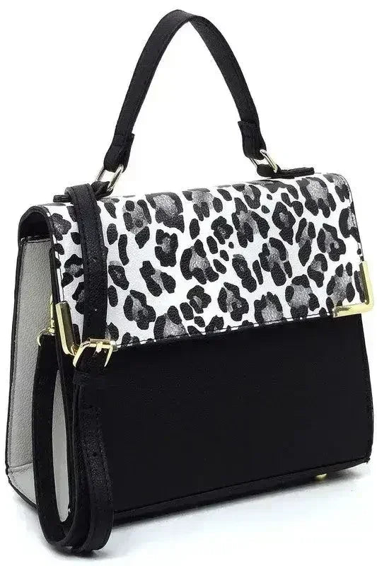 Vegan Leather Satchel - Top Handle Crossbody Bag | Femstylo
