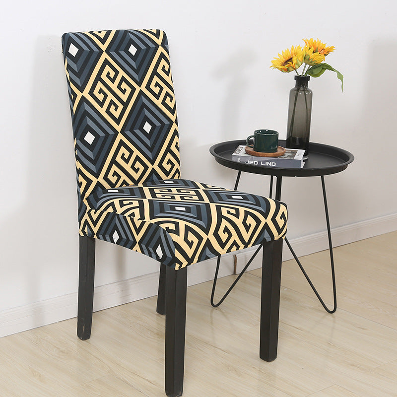 One-piece elastic chair cover computer seat cover