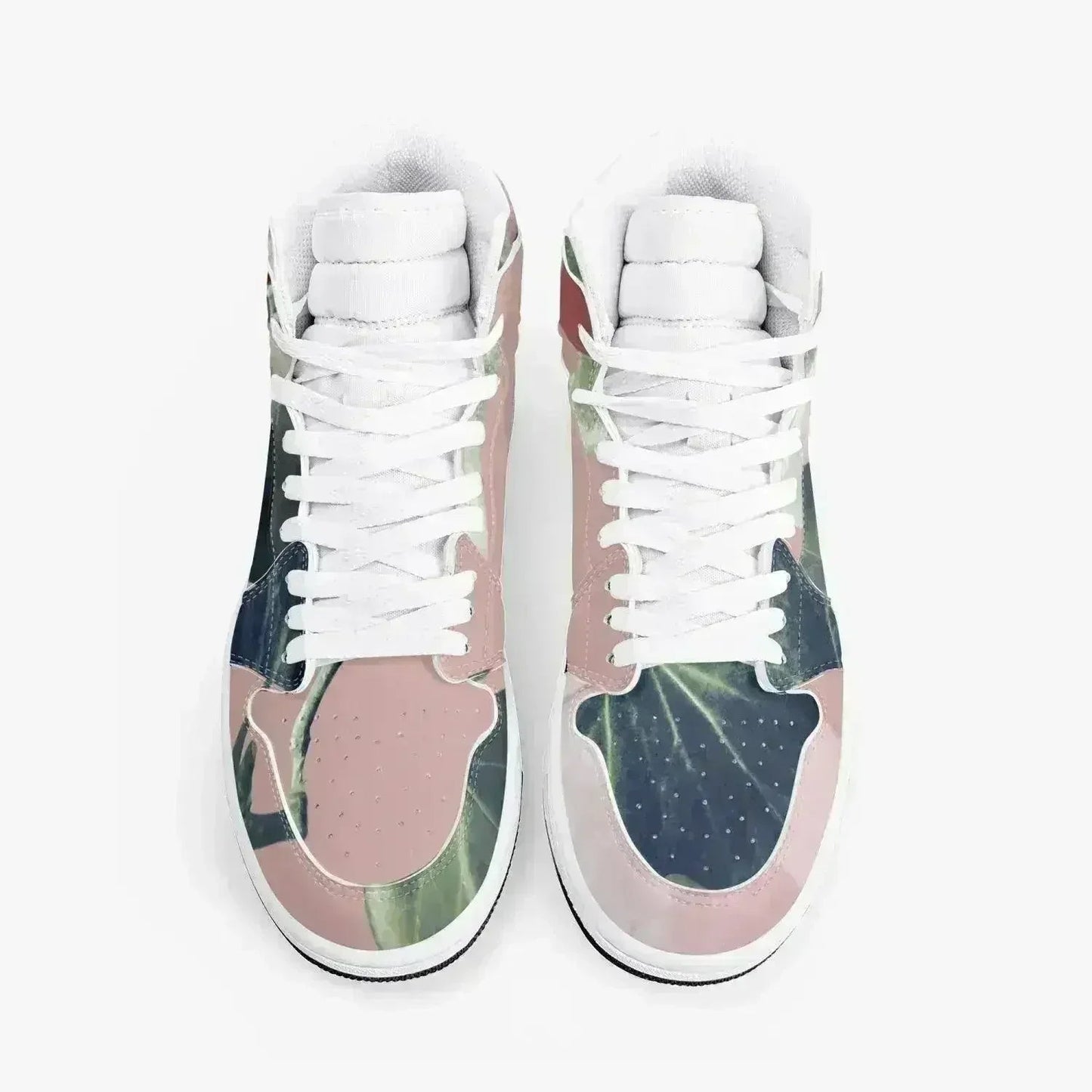Jacki Easlick Floral Garden High-Top Leather Sneakers