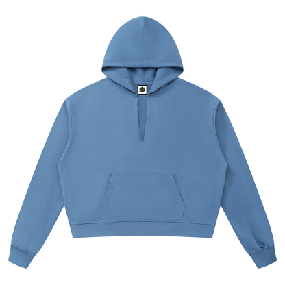 Loki & Ivy Unisex Boxy Raw Edge Hoodie