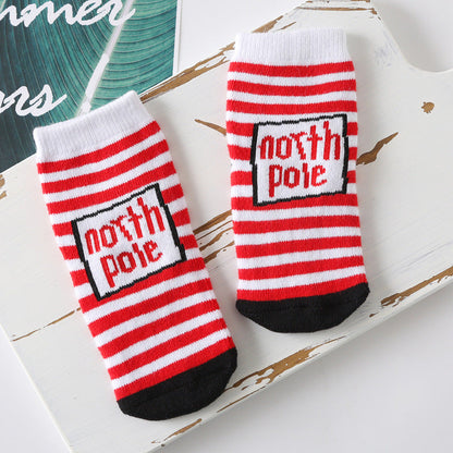 New cotton Christmas socks for children