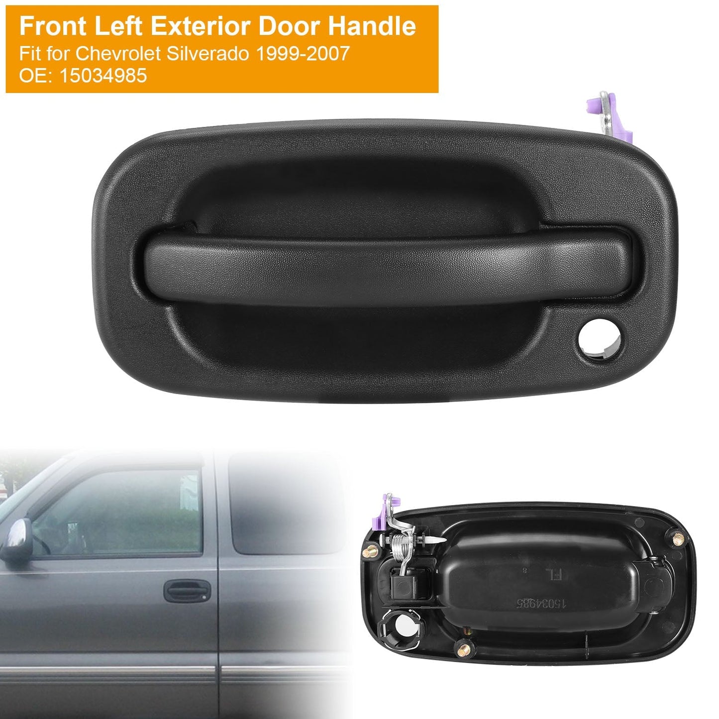 For 1999-2007 Chevrolet Silverado Front Left Driver Side Handle Outside Exterior Door Handle