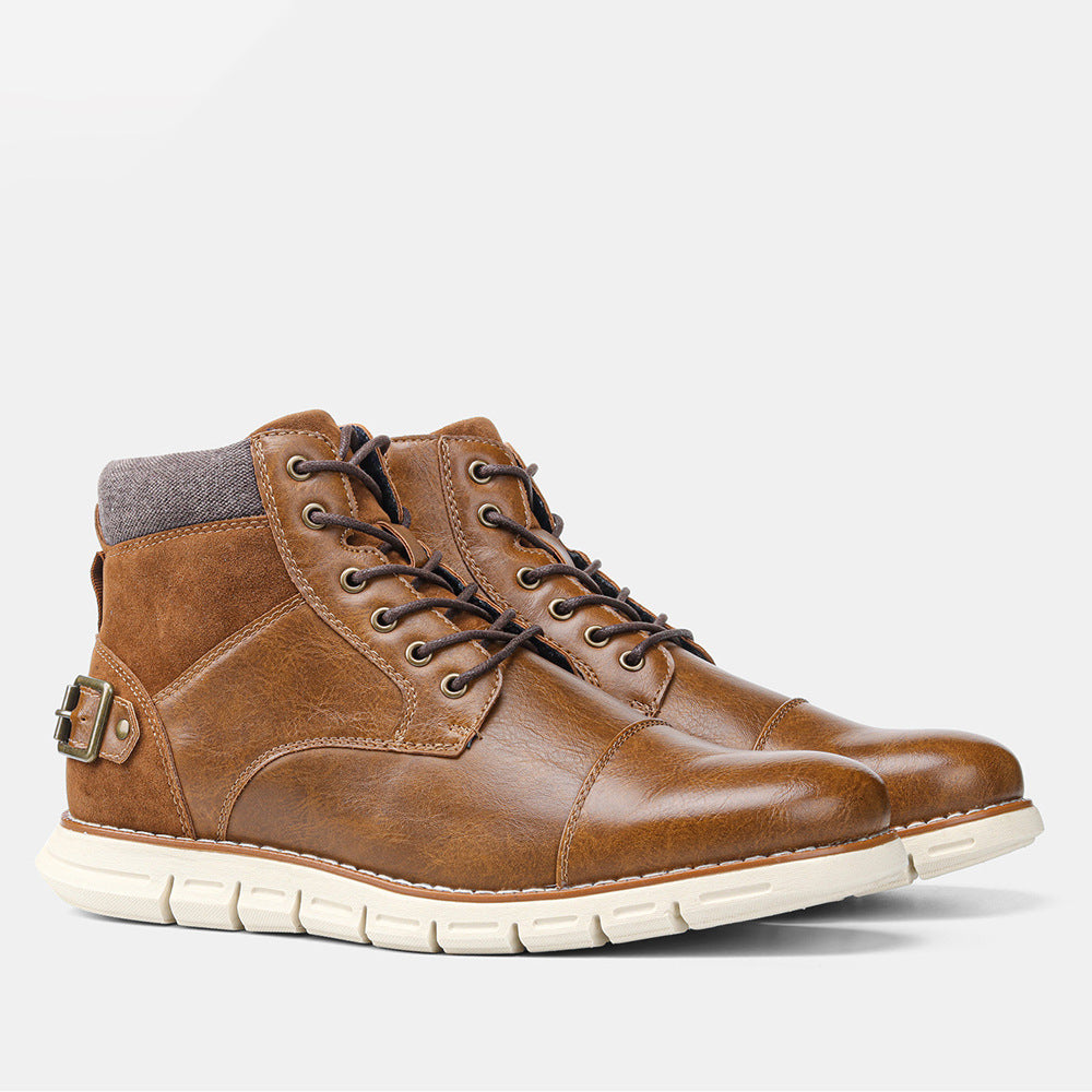 US Size Ultralight Retro Plus Size Foreign Trade Men's Shoes