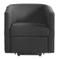 Power Lift Recliner Barrel Shape Reclining Chair With Footrest And Side Pocket