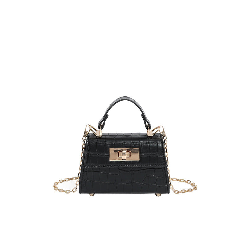 Casual Small Square Handbag With Shoulder Strap