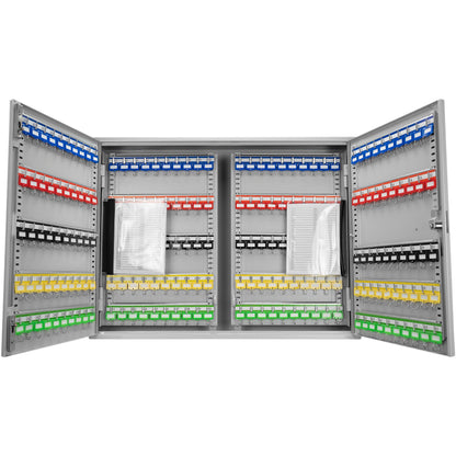 400 Keys Adjustable Key Lock Box With Digital Lock - Gray