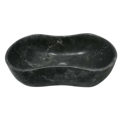 Bathroom Vessel Sink With Wavy Design