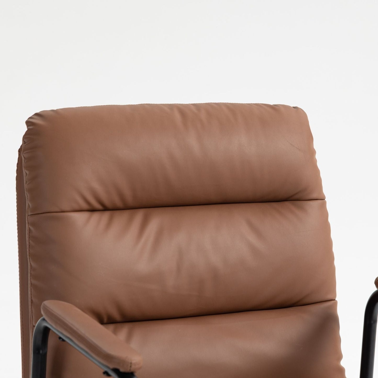 Office Chair, Mid Back Home Office Desk Task Chair With Wheels And Arms Ergonomic Computer Rolling Swivel Chair With Padded Armrest
