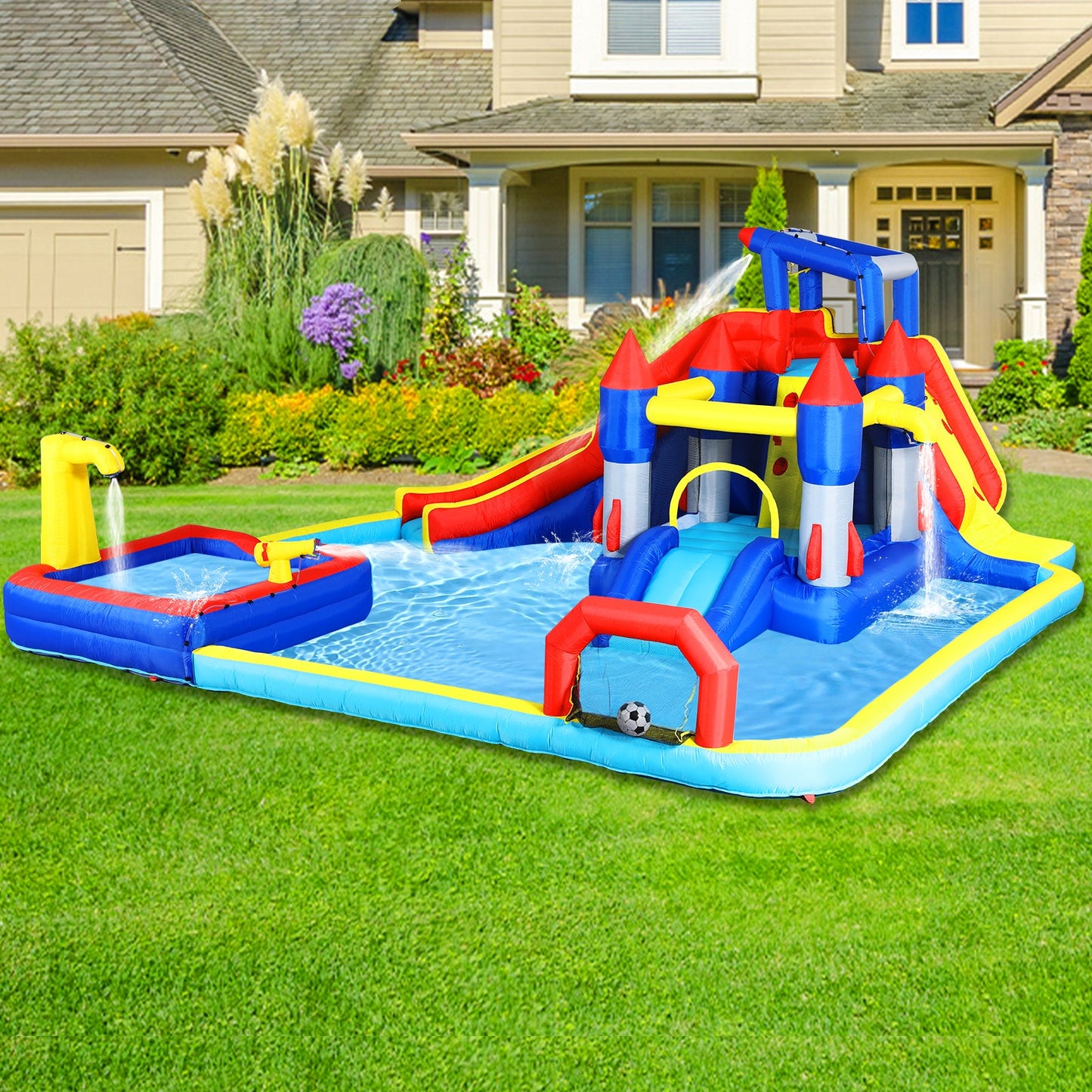 10 in1 Inflatable Slide Water Park and Bouncing House