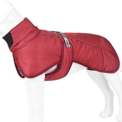 New Dog Clothes Cloak Style Thickened And Warm Pet Keeping Warming Clothes With Reflective Warmth Pet Supplies