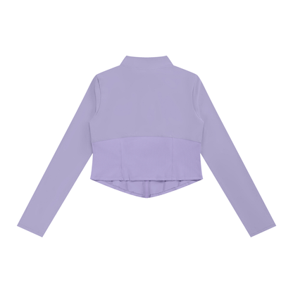 Loki & Ivy Women's Slim Fit Full-Zip Yoga Jacket