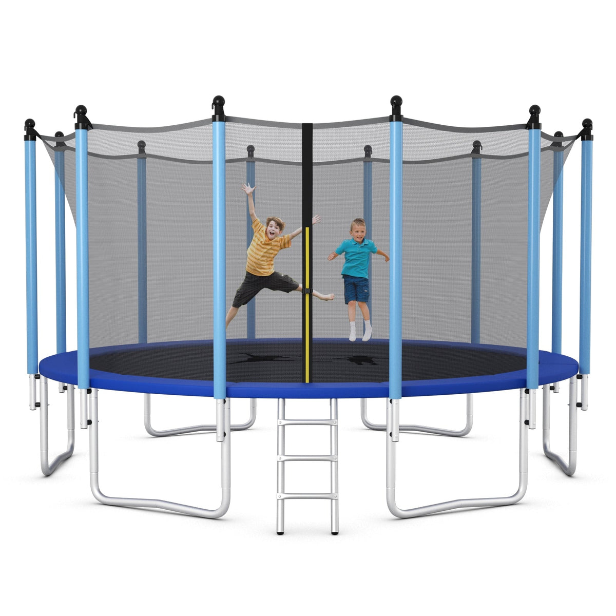 Outdoor Trampoline with Safety Closure Net-16 ft