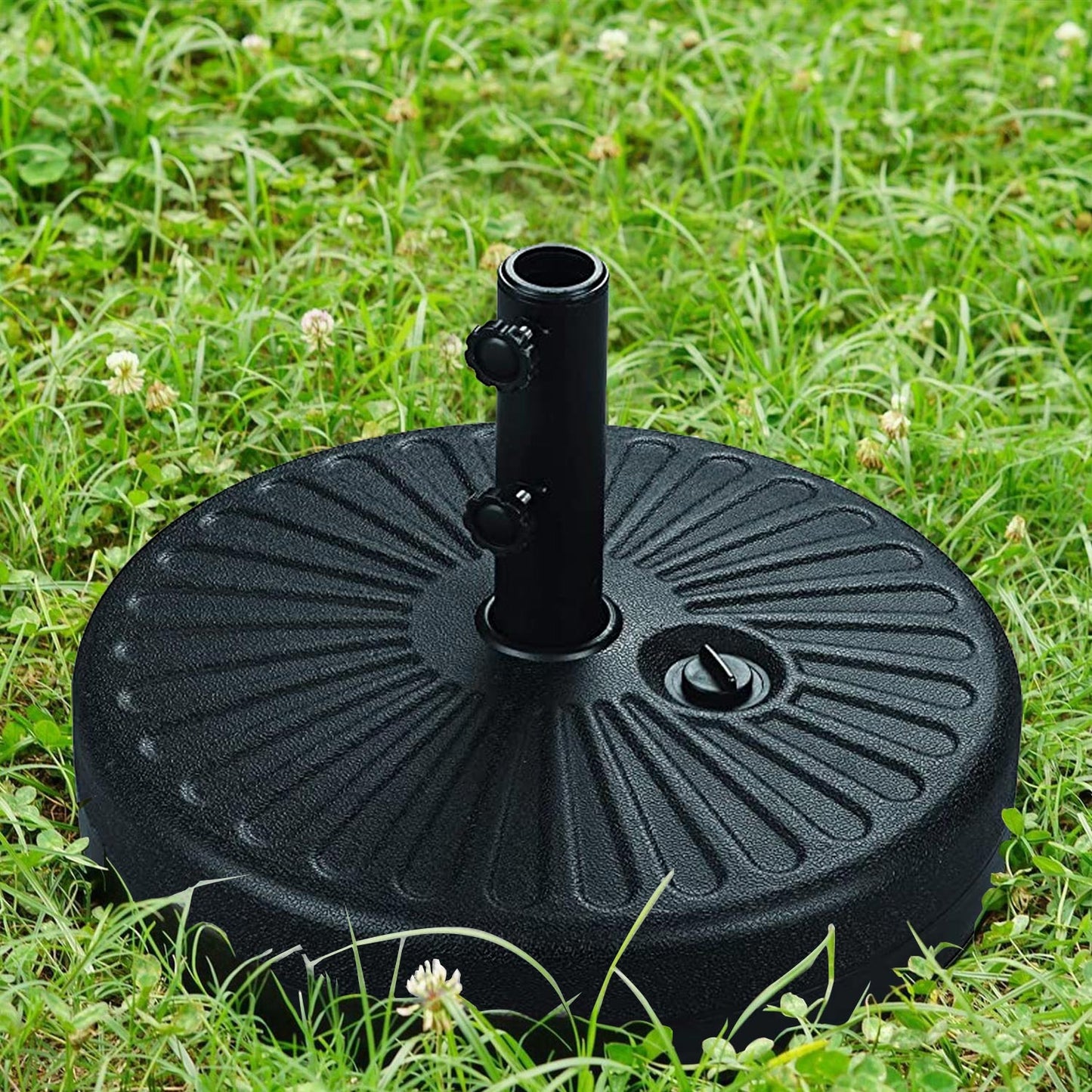 Ainfox Patio Umbrella Bases, Weighted, Heavy Duty, Water Filled