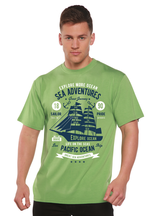 Sea Adventures Spun Bamboo® Men's Bamboo Viscose/Organic Cotton Short Sleeve Graphic T-Shirt