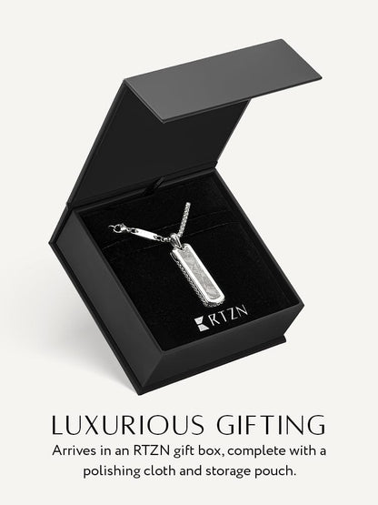 Meteorite Column Pendant Necklace