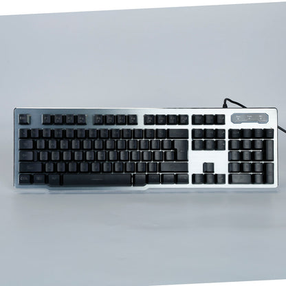 Wired Gaming Keyboard Mouse Set Colorful Rainbow Backlit 104 Keys Gaming Keyboard w/ RGB DPI Adjustable Gaming Mouse