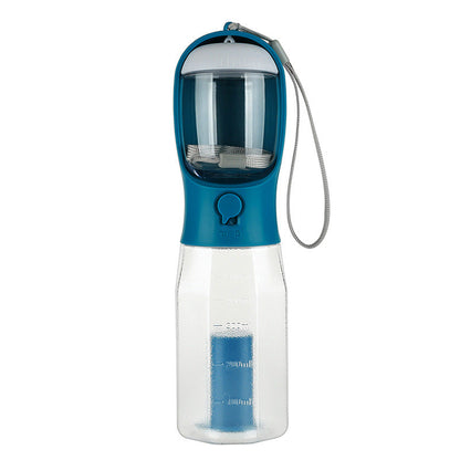 Pet Dog Three-in-one Portable Garbage Bag Filter Multifunctional Water Cup