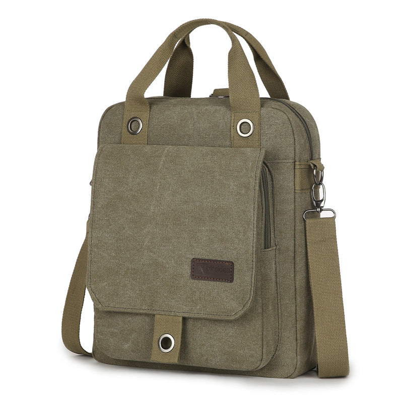 Canvas Trendy Casual Laptop Backpack