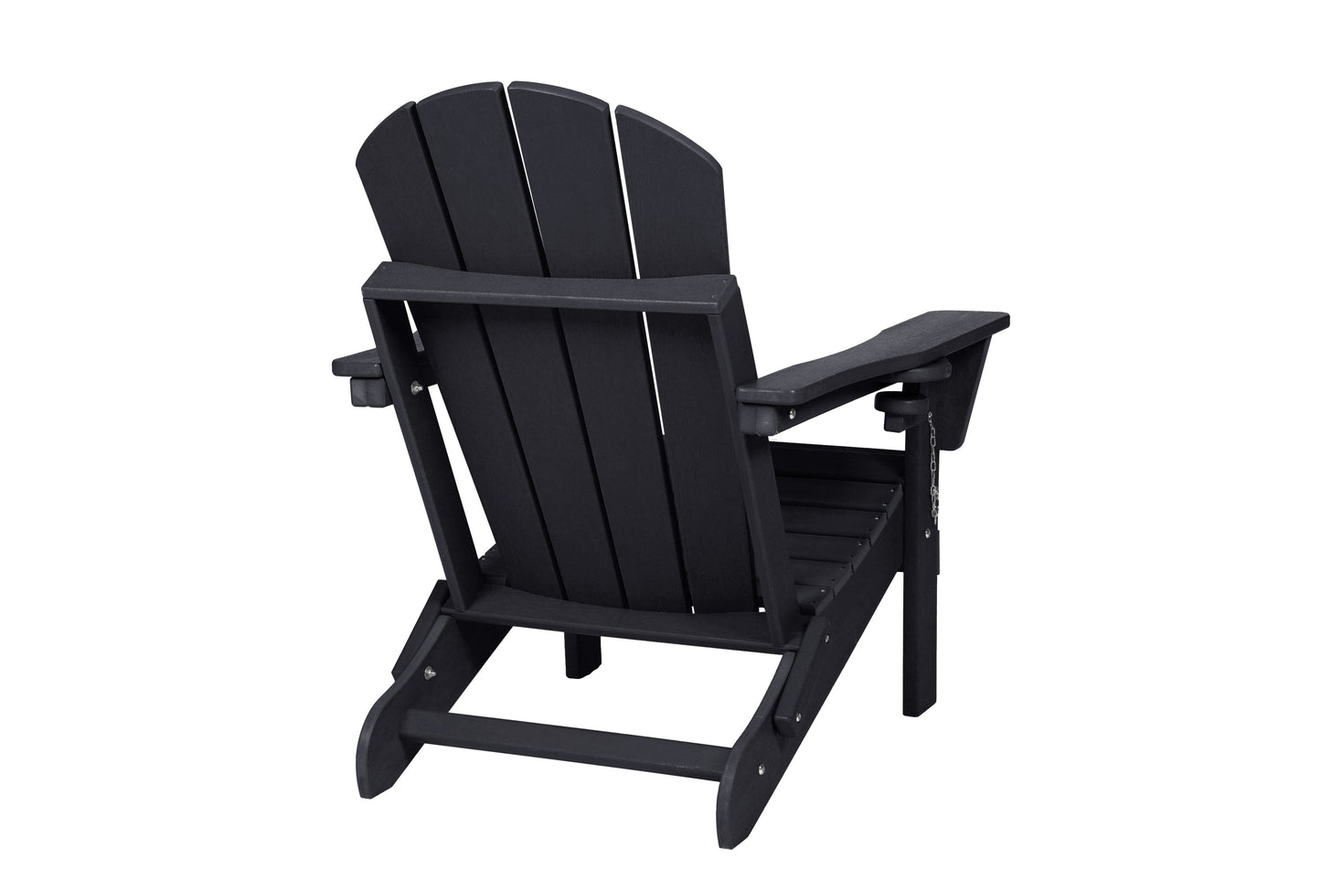 Folding Adirondack Chair with Side Table, 3-Piece Set