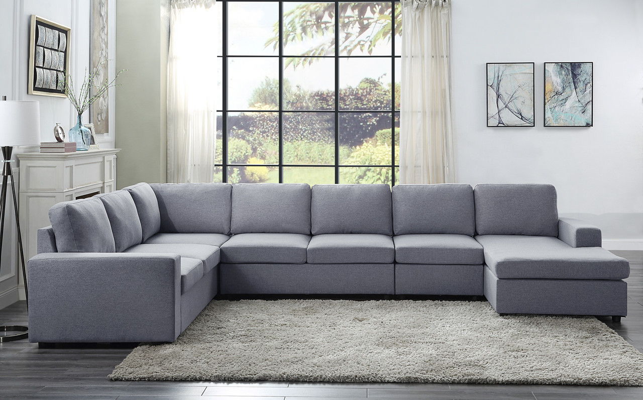 Tifton - 7 Seat Reversible Modular Sectional Sofa Chaise