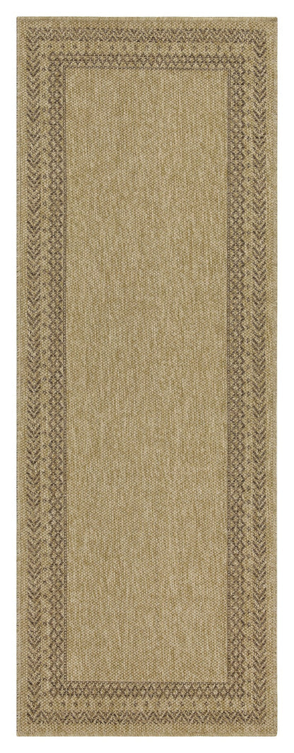 Earth GC_NTL1007 Jute/Mocha Indoor/Outdoor Area Rug