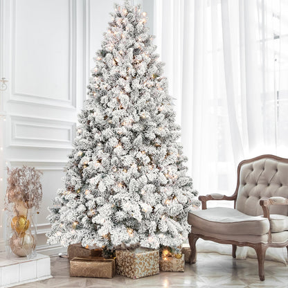 4FT Flocked Christmas Tree with 150 UL Lights