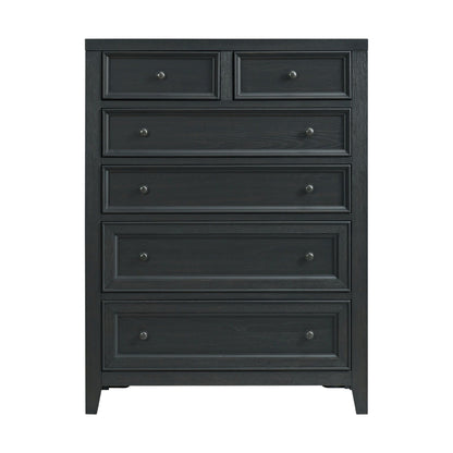 6 Drawer Chest With Knobs And Smooth Slides