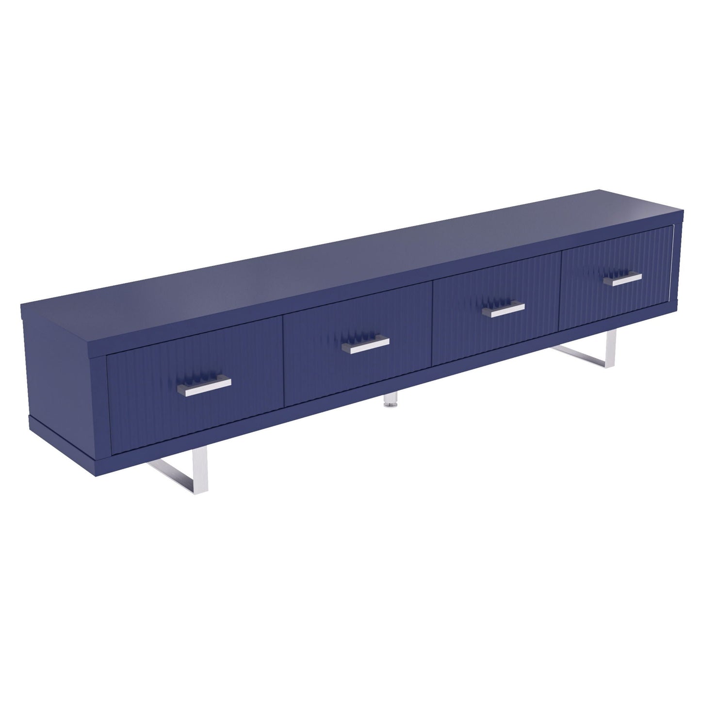 TV Stand With Slatted Drawers