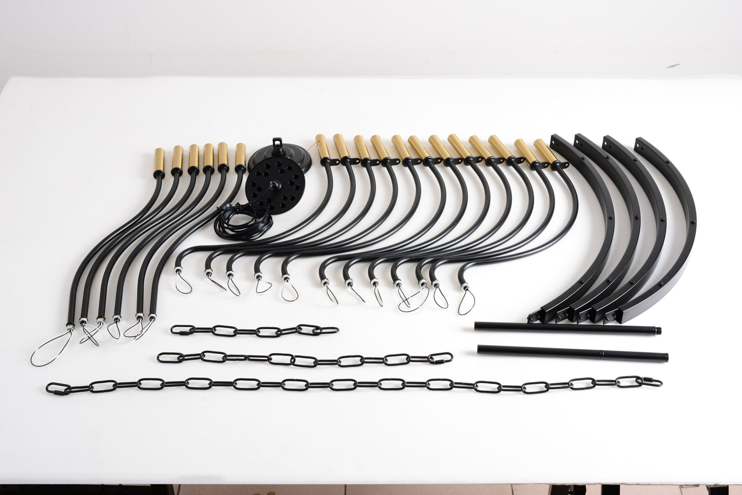 18-Light Industrial Iron Candle Chandelier