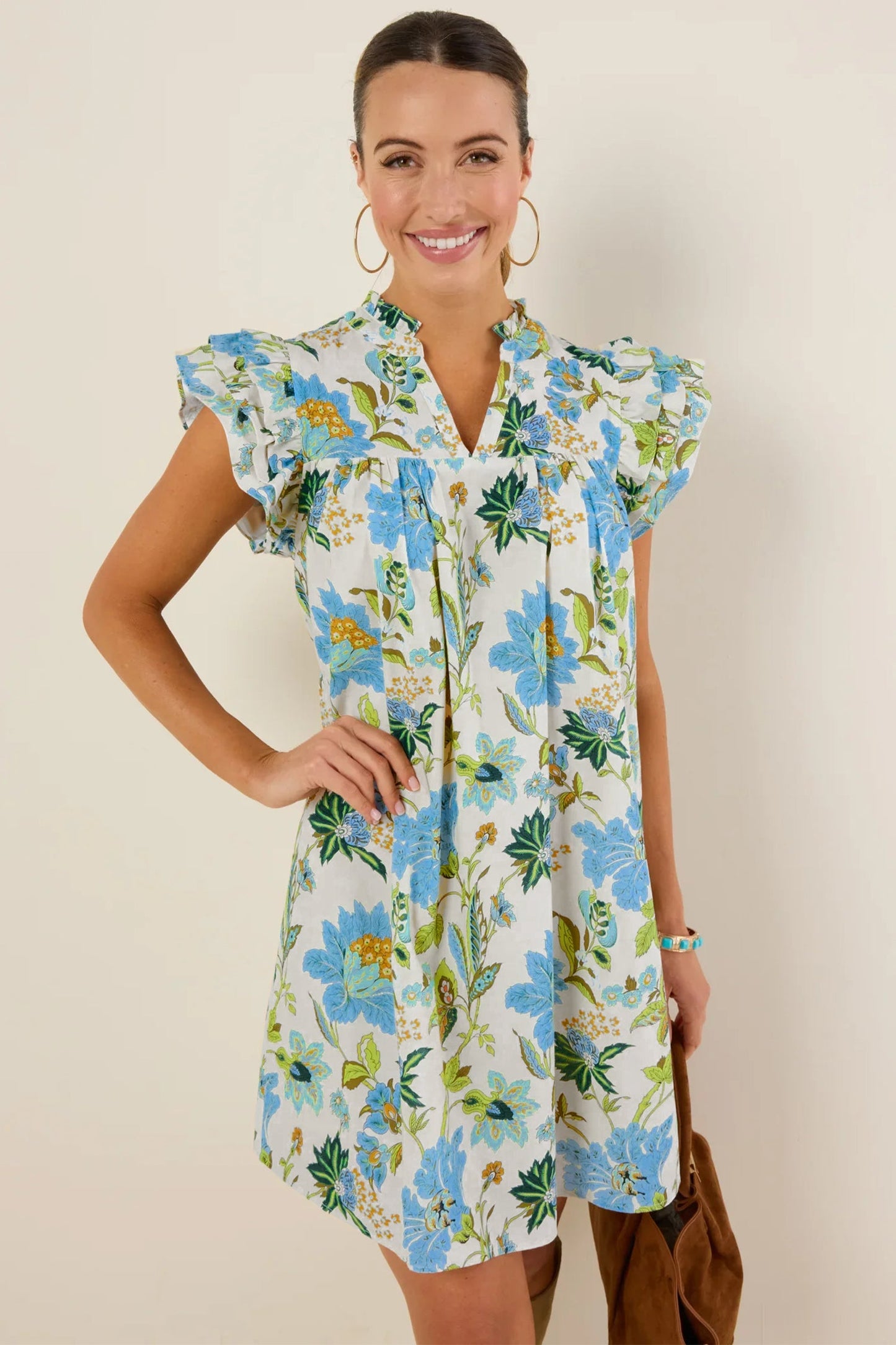 Giuliana Sleeve Shift Mini Dress