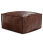 Sheffield - Handcrafted Square Pouf