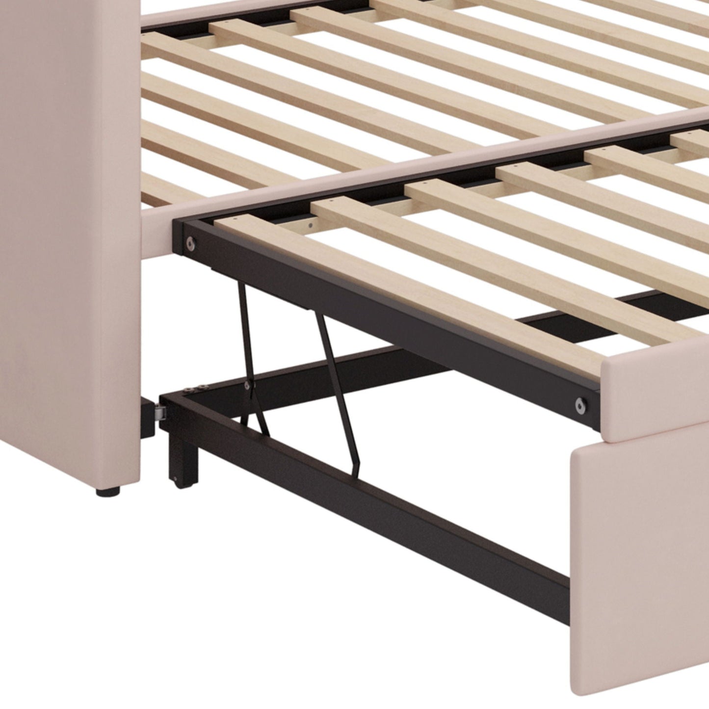 Daybed With Pop Up Trundle, Upholstered Sofa Bed
