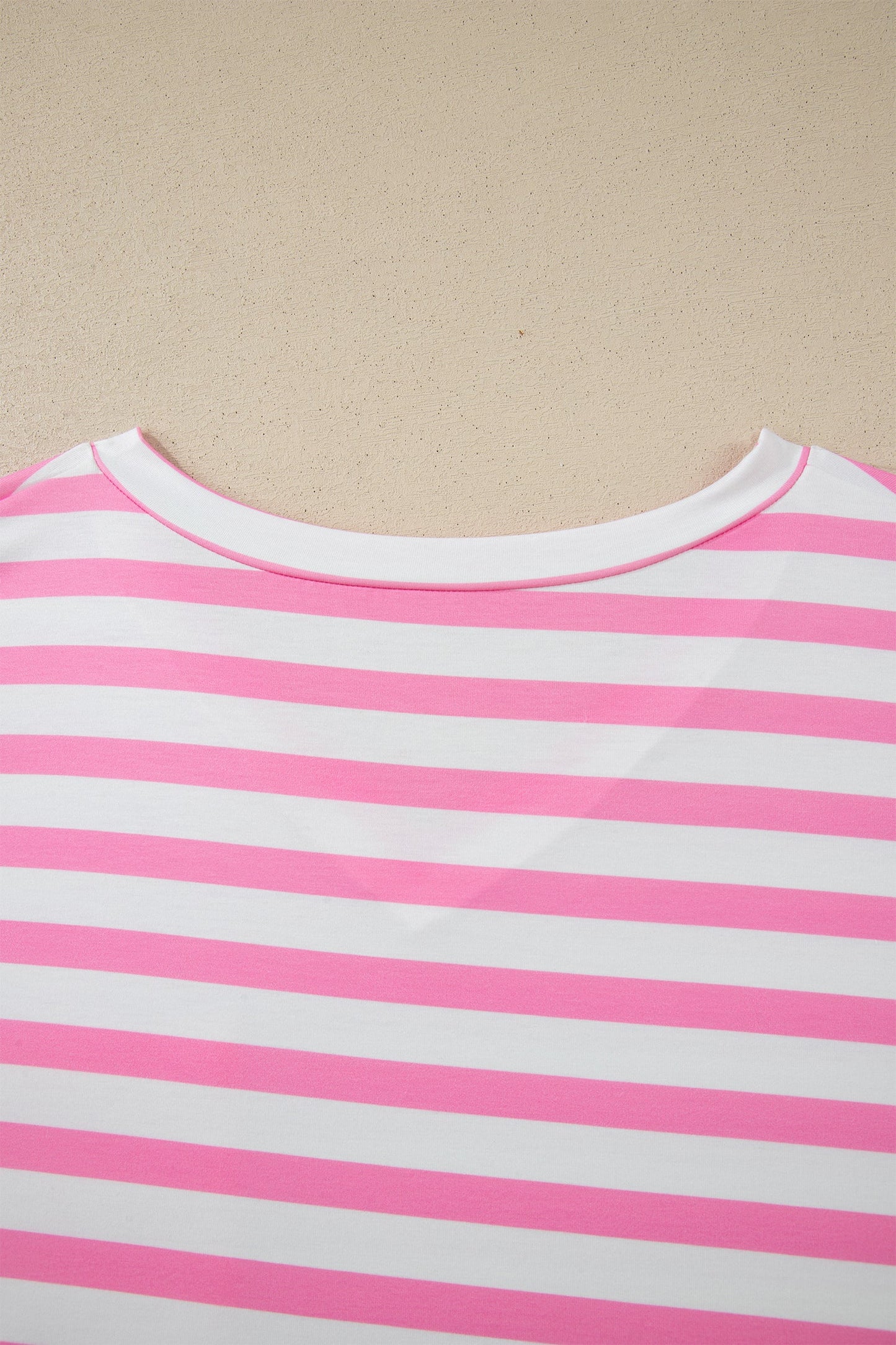 Ivanna Stripe Colorblock Patched PLUS Tee