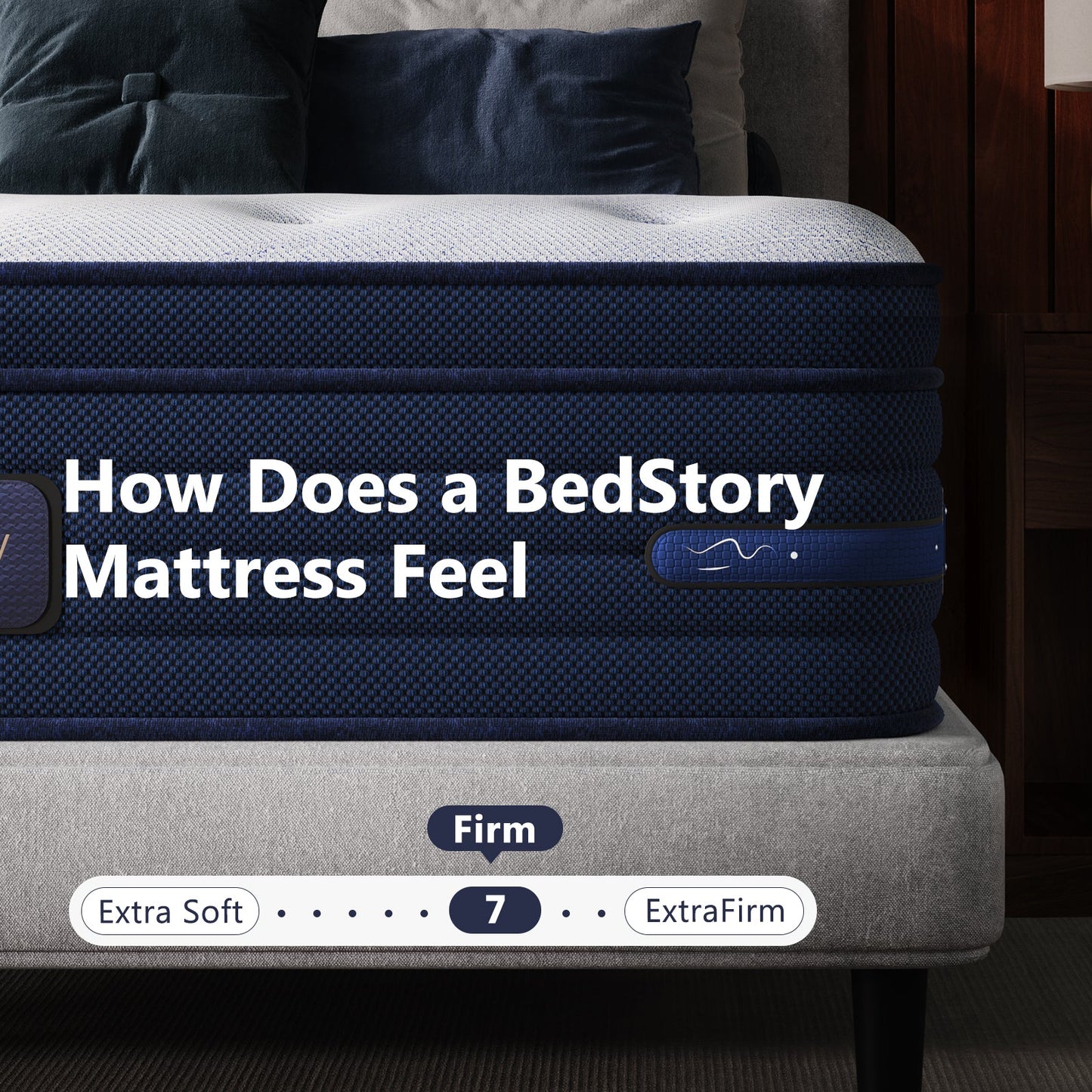 Bedstory Spine Align Pro 13" Twin Firm Cooling Hybrid Mattress