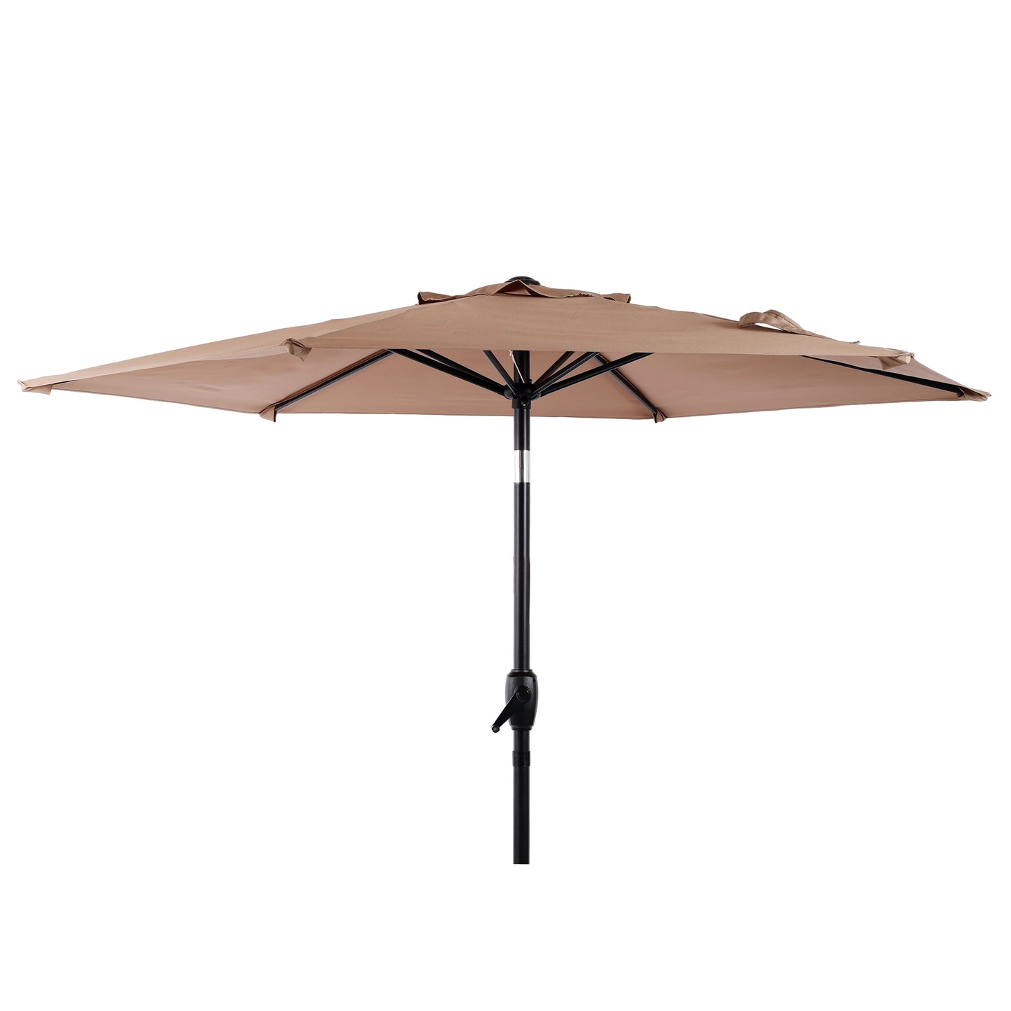 7.5 Ft Patio Umbrella with Push Button Tilt and Crank Mechanism