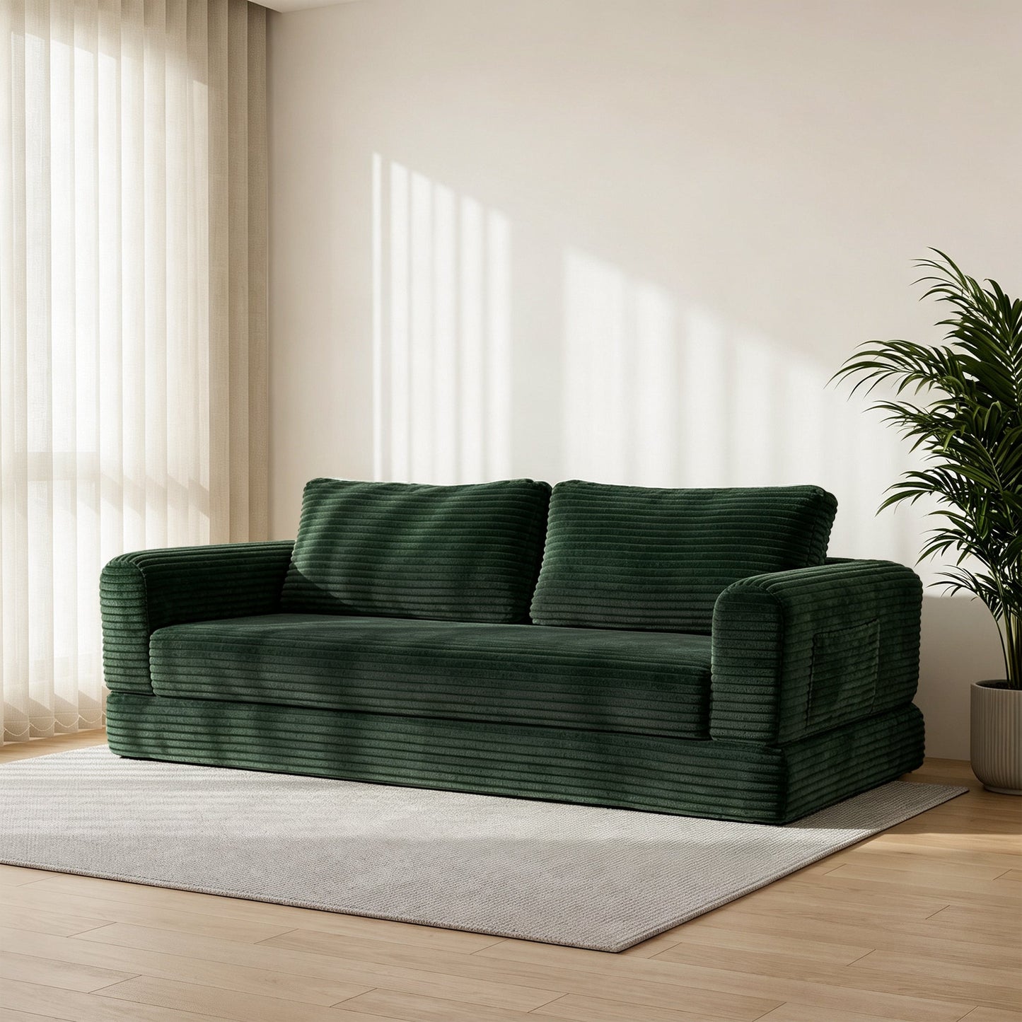 76 Inch Convertible Futon Sofa Bed