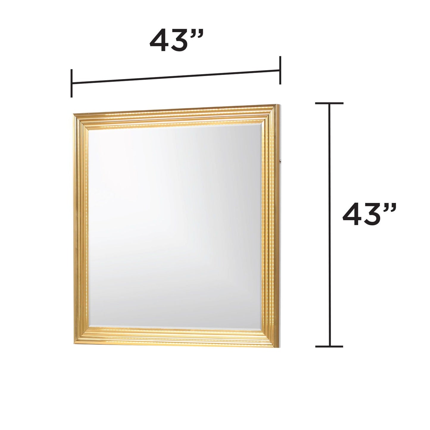Obsession - Square Mirror - White