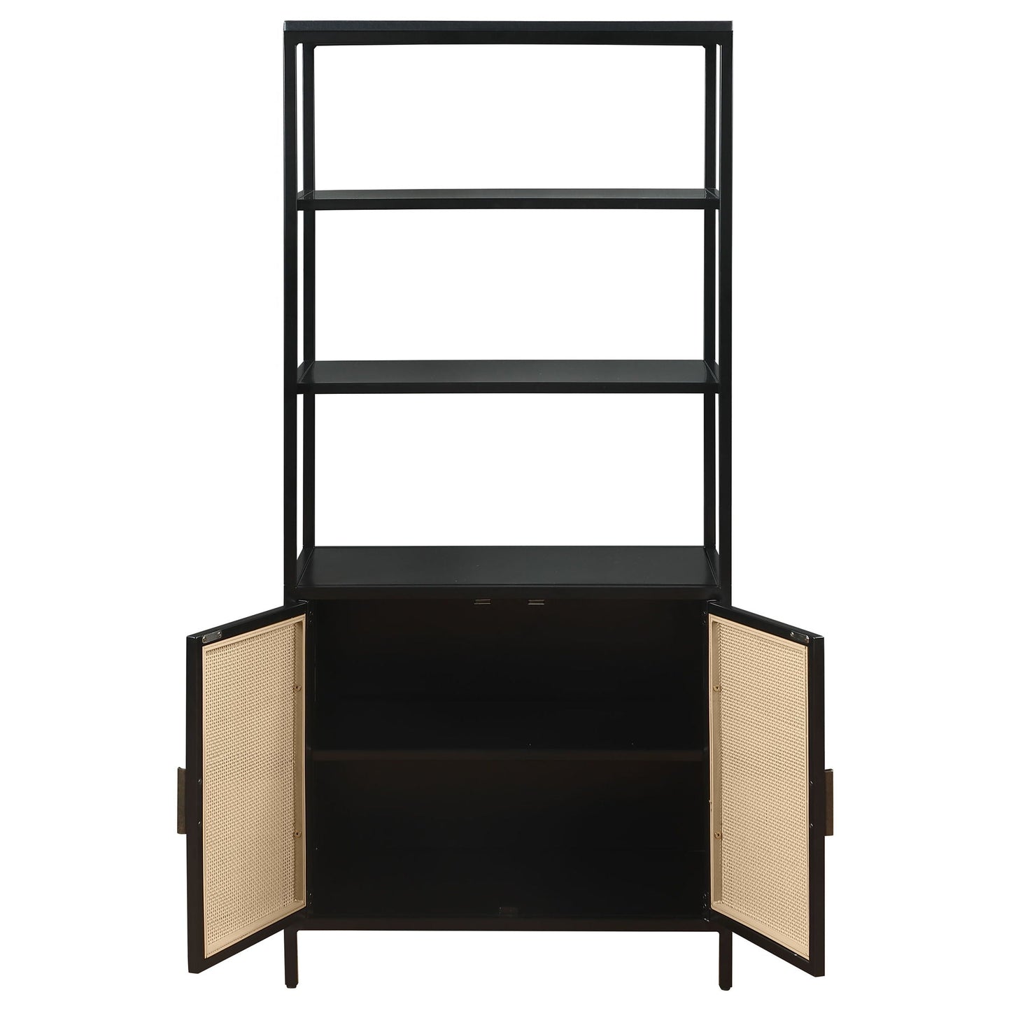 Kenneth - 3 Shelf Radio Weave Accent Cabinet