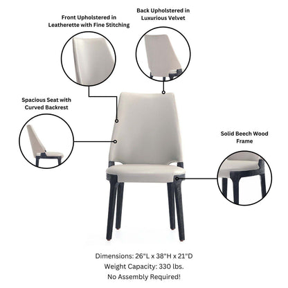 Kara - Dining Chair In (Set of 2)
