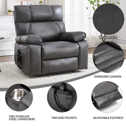 ComfortMax Dark Oversized Lift Recliner Chair