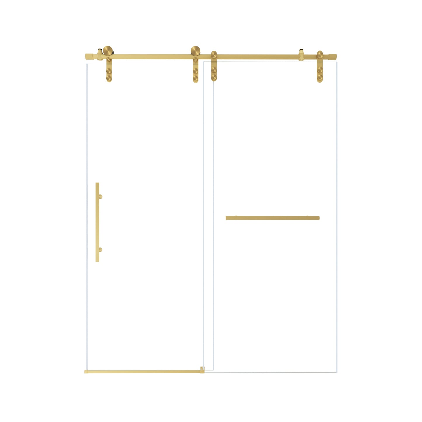 56-60" x 76" Frameless Sliding Shower Door