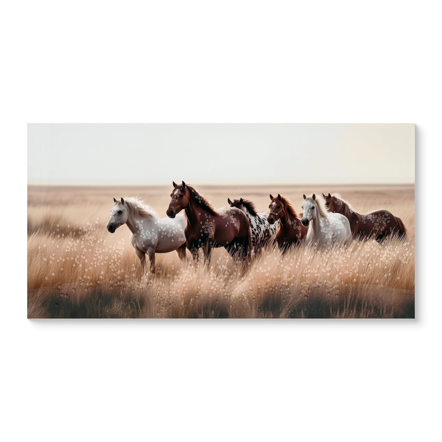 Cozy Country Rustic Horses Wall Art Decor